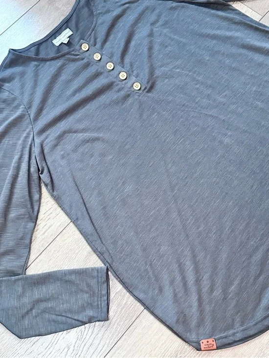 Simply Southern Long Sleeve Henley - Picture 7 of 15